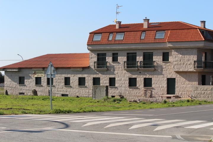 Hostal Santa Baia Ribadumia Bagian luar foto